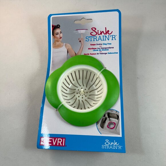 Evri Sink Strain'R Strainer Evri Holder Products Lot of 3 Green - Picture 4 of 10